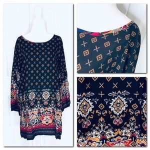 Holiday Bohemian Tunic Shirt